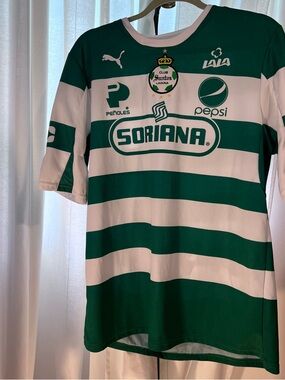 Vtg Puma Santos Laguna 2012-13 Home Jersey - 4 Star Edition - [Large]